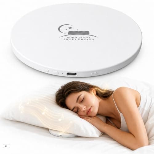 Bone Conduction Pillow Speaker Bluetooth,Compact Mini Under Pillow Speaker