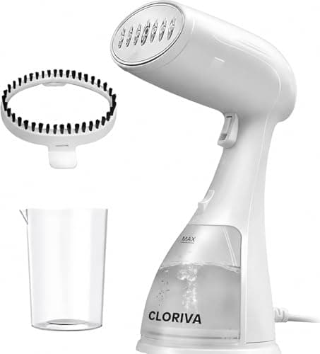 Clothes Steamer Handheld – Portable Travel Garment Steamer with 300ml Detachable Water Tank, Fast Heat-Up, Compact Wrinkle Remover for Clothes, Fabric & Curtains – Home, Office & Travel Use