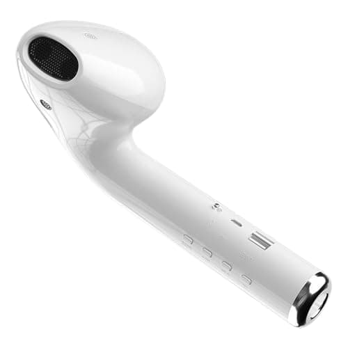 Giant Earphone Speaker,Portable Wireless Giant Earbud Speaker,Funny Novelty Large Headphone Players Rechargeable Battery for Biking Camping Shower Birthday Car
