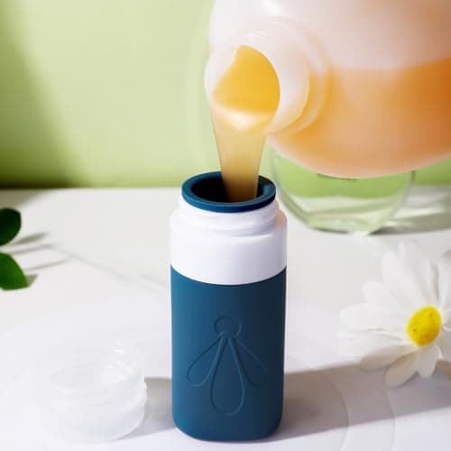 INSFIT Travel Bottles for Toiletries, CAA Approved 60ml Travel Size Containers, BPA Free Leak Proof Squeezable Silicone Tubes for Shampoo Conditioner Lotion Soap with Labels — view 3