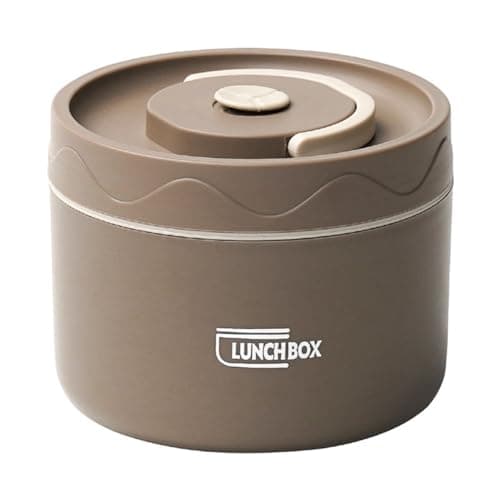 Lrtzizy Stainless Steel Thermal Lunch Container, Portable Bento Box Food Container, 420ml, Modern Design, Unisex, Hand Wash Only — view 3
