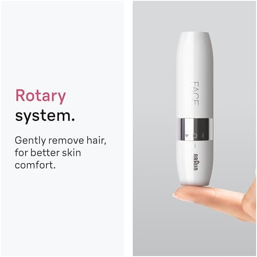 Braun Mini Facial Hair Remover for Women, FS1005, White — view 5
