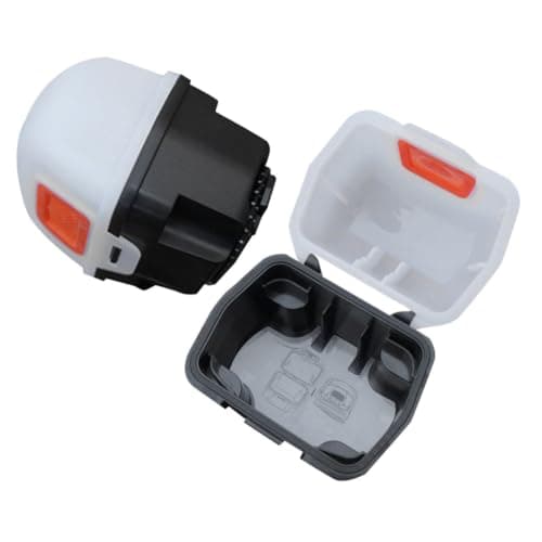 NESTINGHO 2pcs Portable Camping Headlamp Case with Multifunctional Design and Sturdy Plastic Material, Protective Outdoor Light Holder for Fishing and Hiking Activities