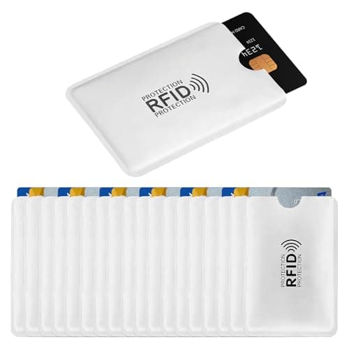 20Pack RFID Blocker Card Ultra Thin Anti Theft Credit Card Protector Holder