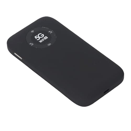 Omquot Portable WiFi Device with 5G Mobile Hotspot for On-the-Go Use, Suitable for 16 Devices with High Speed (Black) — view 2