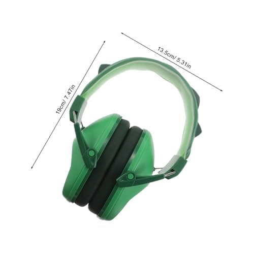 MUELODSIC Noise Cancelling Headphones with Dinosaur Earmuffs, Noise-Reducing Ear Defenders for Hearing Protection, Comfortable Sound Proof Headphones for Study, Concerts, and Outdoor Use — view 2