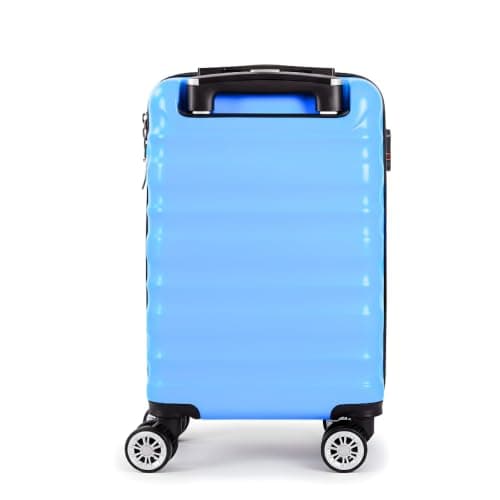 40x25x20cm Underseat Cabin Suitcase, Light Blue, Removable Wheels — view 3