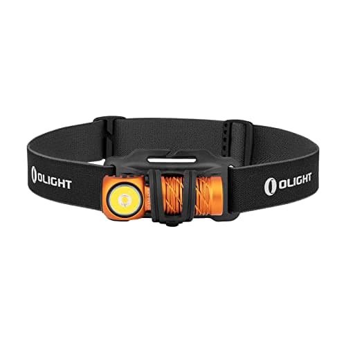 OLIGHT Perun 2 Mini Head Torch Rechargeable, 1100 Lumens, Orange