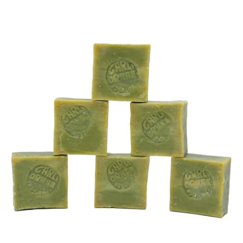 Pure Olive Oil Soap 6 Pcs 100% Natural Turkish Bar, Handmade, Cruelty-Free, Vegan, Moisturizing, Gentle on Skin and Hair, Suitable for Sensitive Skin, Eco-Friendly — view 2