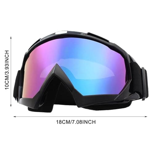 GWAWG Adult Snow Ski Goggles,Wide View Snowmobile Goggle,Cycling Motorcycle Snowmobile Ski Goggles,Unisex Snow Goggles Windproof for Youth,Teens,Men & Women — view 2