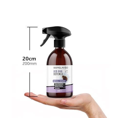 Repel-N-Go - Bed Bug Repellent Deterrent Spray | Natural Eco-Friendly Pest Control Defence for Indoors and Outdoors - Contains Lavender & Geraniol 500ml — view 3