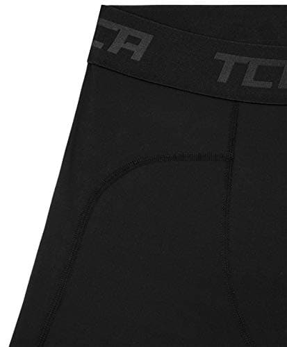 TCA Boys' Pro Performance Compression Base Layer Thermal Under Shorts - Black Stealth, 12-14 Years — view 3