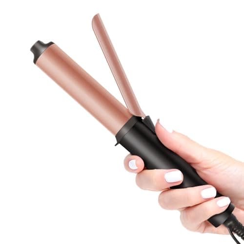 LANDOT Curling Tongs for Short Hair, Mini Travel Small Curling Iron 25mm