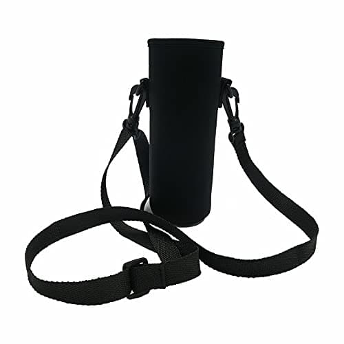 Xzhixiao Pouch Neoprene Carrier Cover Bag with Shoulder Strap, Water Bottle Holder for Daily Walking Hiking and Other Outdoor Activities (750ml)