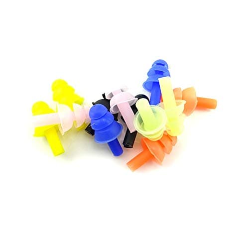 6 Pairs Reusable Silicone Swimming Earplugs Soft and Flexible Ear Plugs for Swimming, Learning, Hearing Protection, Concerts, Airplanes, Shooting, etc.. — view 2