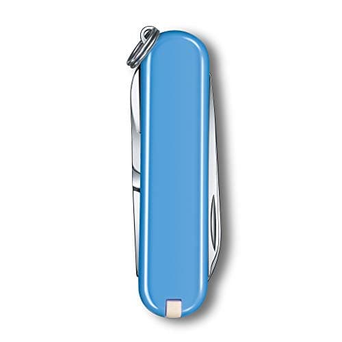 Victorinox Swiss Army Knife Classic SD Pocket Knife, 7 Functions, Blue — view 3