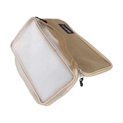 Outdoor Tableware Mess Kit Case Portable Cutlery Pouch for Camping Gadgets Backpacking Essentials Khaki 24x12x5cm(Khaki) — view 6