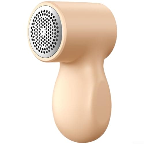 USB Charged Lint Shaver Ergonomic Handle Design(Beige)