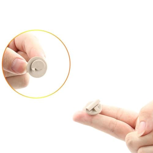 GLFLOW Luggage Storage Net Fixing Clip For Mercedes E-Class W207 E300, ABS Mesh Bag Buckle Fastener(Beige) — view 2