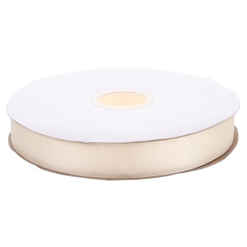 FRCOLOR Beige Polyester Webbing Ribbon for Crafts and Upholstery, Lightweight DIY Patio Furniture Repair Kit Ribbon for Repair or Replace Straps, Not Easy to Fade, Elegant Rustic Style