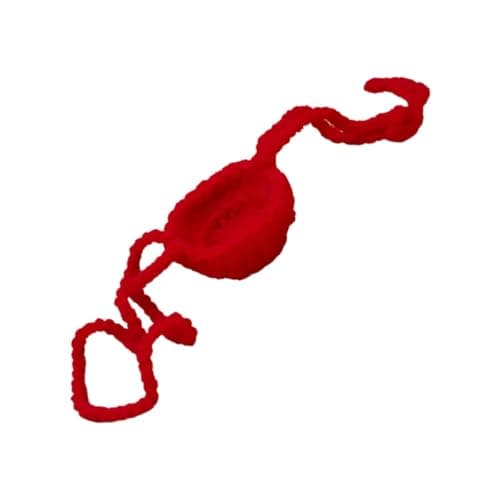 HOMOCONO Lightweight Red Outdoor Nose Mask Nasal Cover Made of Woven Wool for Hiking and Outdoor Travel, Easy to Carry Nose Protection Cover against Sun and Cold