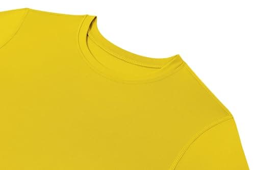 PowerLayer Compression Tops for Men Base Layers Men's Running Top Thermal Shirt - Sonic Yellow, XXL — view 4