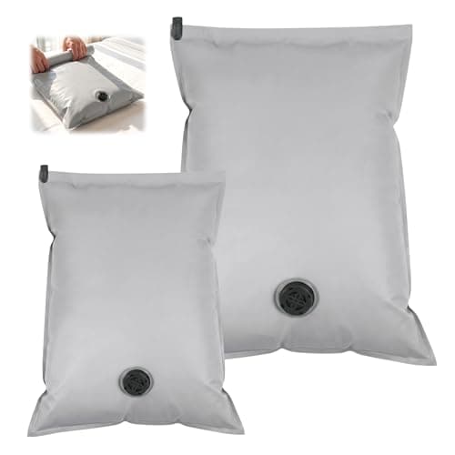 2 Pack Hand Roll Vacuum Bags Oxford Fabric Portable for Travel