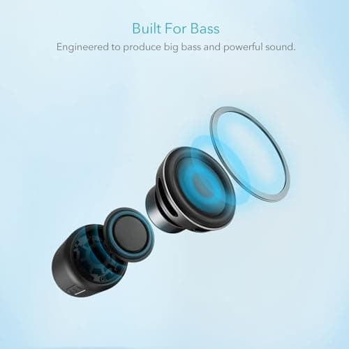 Anker Super-Portable Bluetooth Speaker Soundcore Mini with 15-Hour Playtime, Wireless Speaker with 66-Foot Bluetooth Range, Enhanced Bass, Noise Cancelling Microphone, For Outdoor, Travel, Home — view 4
