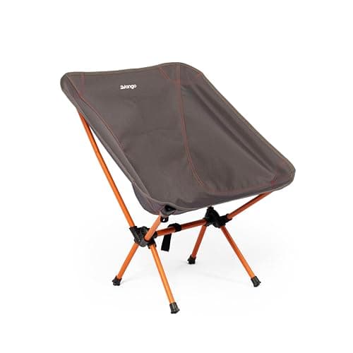 Vango Micro Steel Camping Chair, Strong, Foldable to Compact Size, Lightweight at 1.5kg, Garden Chair Perfect for Festivals, Campers, Fishing, Walkers (Excalibur)
