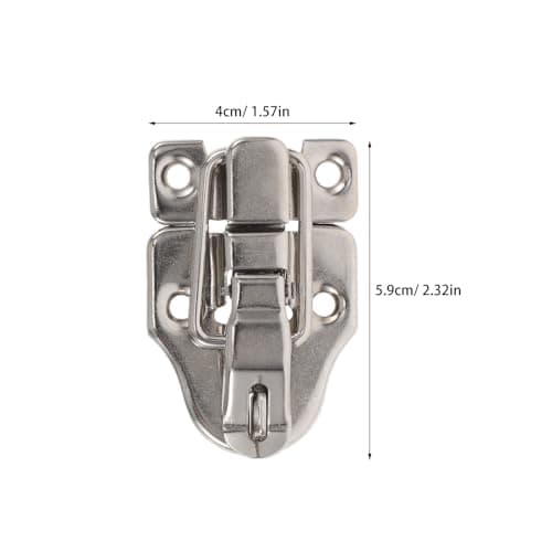Retro Iron Suitcase Buckle with Versatile Locking Mechanism — view 2