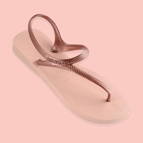 Havaianas - Flash Urban, Comfortable, Elegant, and Versatile Sandals, Closed Ankle, Metallic Crossed Straps, Women — view 5