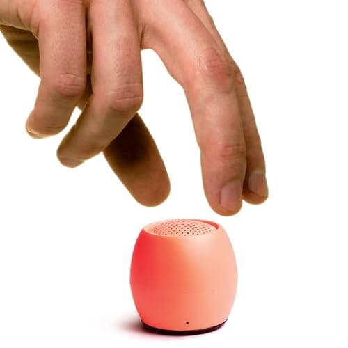 Boompods Zero Mini Bluetooth Speaker - Small Portable Speakers, Coral