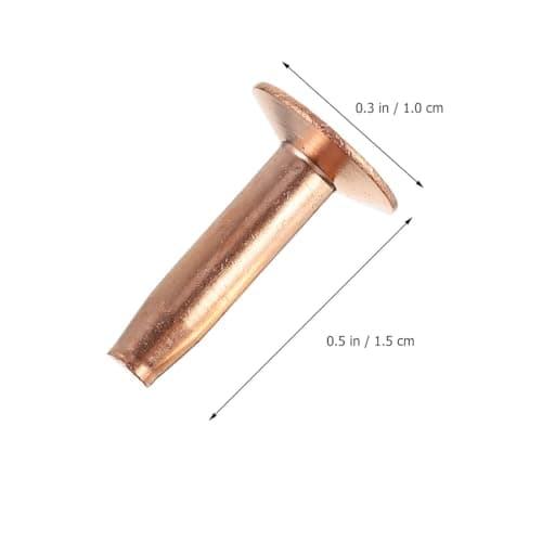 DIY Leather Rivets Kit 10 Sets Alloy Tubular Rivets for Luggage — view 2