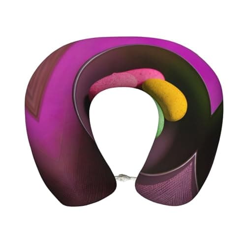 SamLng Yoga Meditation Memory Foam Travel Pillow â€“ U-Shaped Neck Support â€“ Perfect for Watching Movies, Working, Driving, and Relaxing