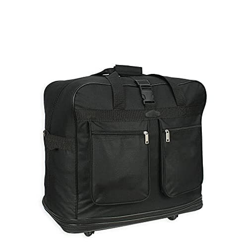 Extra Large Duffle Bag 40” Expandable Wheeled Holdall Cargo 6 Wheel Lightweight Foldable Travel Luggage, Heavy Duty Moving Storage Bag for Holiday, Relocation & Camping — view 2