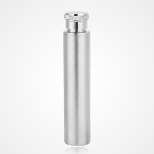 1oz Mini Hip Flask, Stainless Steel Pocket Alcohol Flask, Leakproof Polished Small Whiskey Flask for Men Women, Portable Travel Flask for Camping Party Gift — view 5