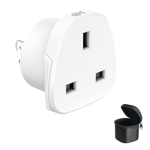 Cable Matters UK to US Plug Adapter, Grounded Type G to Type B