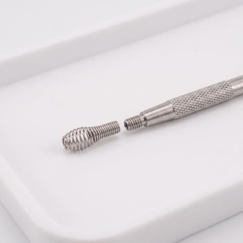 Stainless Steel Spiral Ear Cleaner 100pcs Spring Tip for Adult Canal — view 6