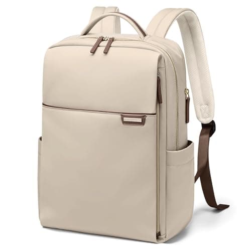 GOLF QUALITY Laptop Backpack, Hand Luggage, 16 Inches, Backpack for Men and Women, Business Backpack, Waterproof, Backpack Daypack for School, Cycling, Leisure and Travel, apricot, 16 Zoll