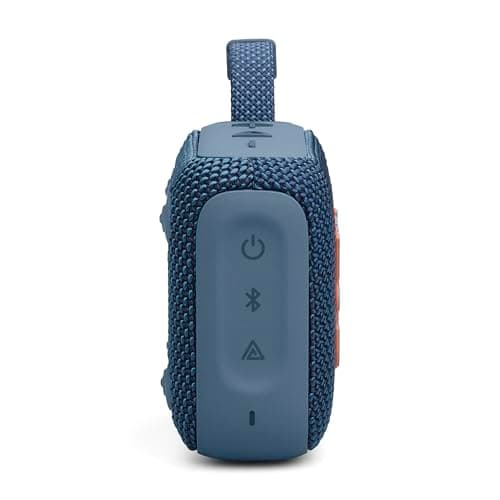 JBL GO 4 Ultra-Portable Bluetooth Speaker with Big JBL Pro Sound and Punchy Bass, PlaytimeBoost, Waterproof Design and 7-Hour Playtime, Blue — view 5