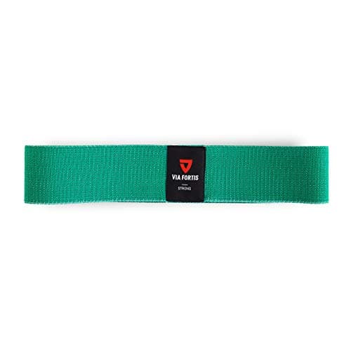 VIA FORTIS - Booty Band - Loop Band made of Textile [non-slip & tear-proof] - Fitness Band/Gymnastic Band as a Set or Individually for Legs, Buttocks and Arms - Textile instead of Rubber — view 4