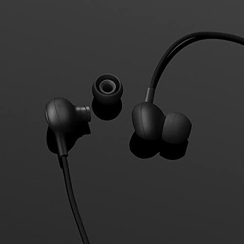 Yiwiso Sleep Headphones, Soft Earphones Wired for Sleeping, Sleep Earpbuds for Side Sleeping, In-Ear Headphones with Mic and Volume Control, Noise-Isolating, Travel, Relaxation (Black) — view 2