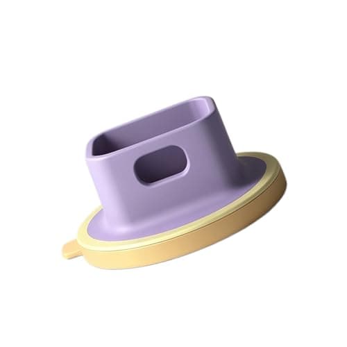 SYNTOUN PU Car Phone Holder and Table Mount Pocket 3, Cream taro purp le — view 6