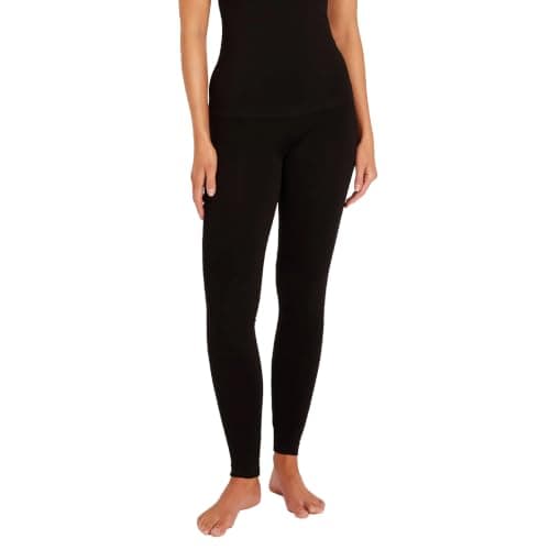Boody Women's Base Layer Leggings | Organic Bamboo Womens Loungewear | Seamless Activewear for Women Black