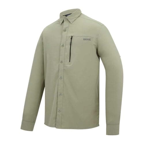 Regatta Mens Anti-Insect Travel Light Long Sleeve Shirt, Abbeystone, XL — view 6