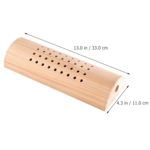 INOOMP Reusable Pillow U Shaped Wood and Stainless Steel Support — view 2