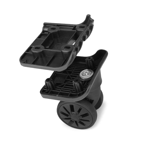 Volein 1 Pair Suitcase Wheels Replacement Luggage Wheels for Repairing Damaged Suitcase Compartment Wheels with 4 Screw Holes(V249) — view 3