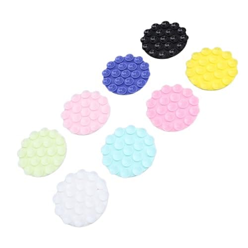 Jiawu Silicone Suction Cup Phone Case Mount, 19 Suction Cups Secure Grip Double Side Adhesion Cup Phone Case Mount, Silicone with 8 Pieces Set Eco — view 2