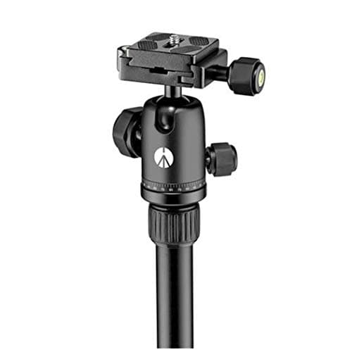 Manfrotto MKELES5BK-BH, Element Small Traveller Tripod with Aluminium Ball Head, Telescopic Column, Payload 6 kg, for CSC, DSLR, Mirrorless, Black — view 2