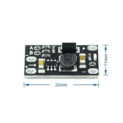 Zodazoqa 10pcs Mini Boost Module DC-DC 3.7V to 5-12V Step Up Board Power Converter with LED Indicator — view 5